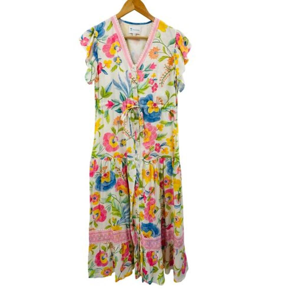 Islapayal‎ floral tropical maxi dress